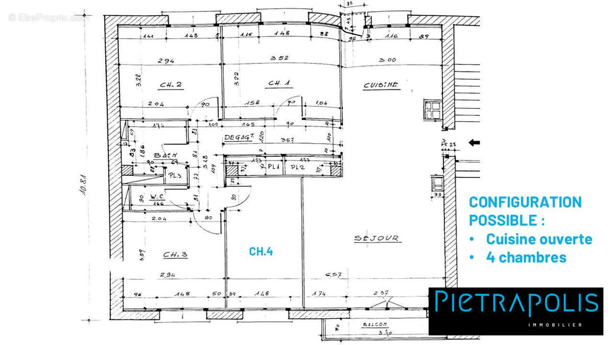 Appartement à LYON-6E
