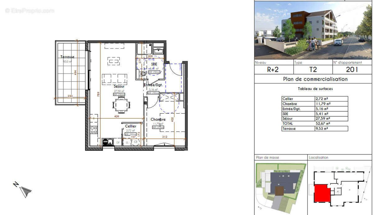 Petite résidence de charme de 12 appartements vendus neufs , été 2027, quartier calme et résidentiel - photo 3