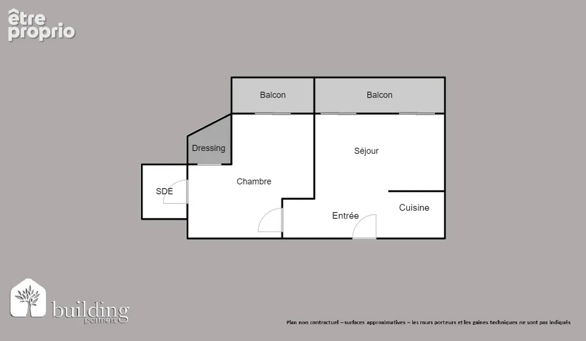 Côte Neuilly Levallois-Perret - Appartement 2 pièces 49,44 m² avec balcons de 7,80 m² et 3,70 m² - photo 12