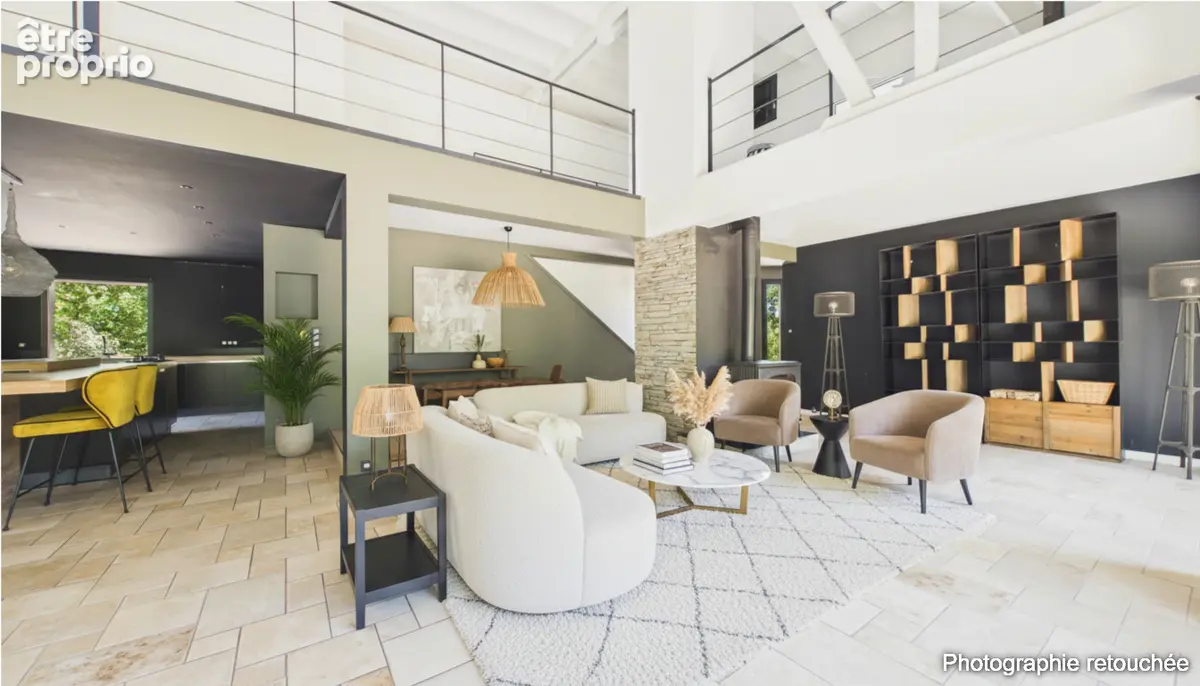 VILLA T5 + terrain 6365 m² + piscine int et ext - photo 11