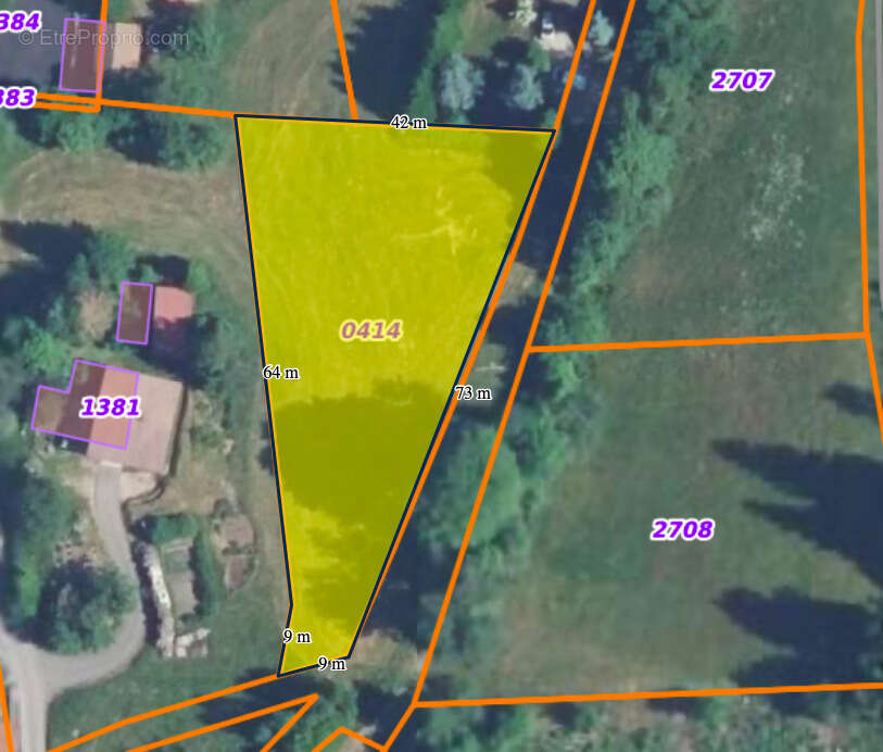 Terrain à GERARDMER