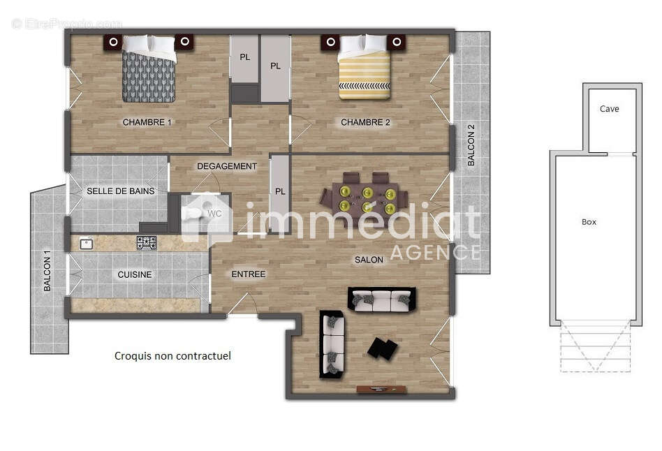 Appartement à RUEIL-MALMAISON