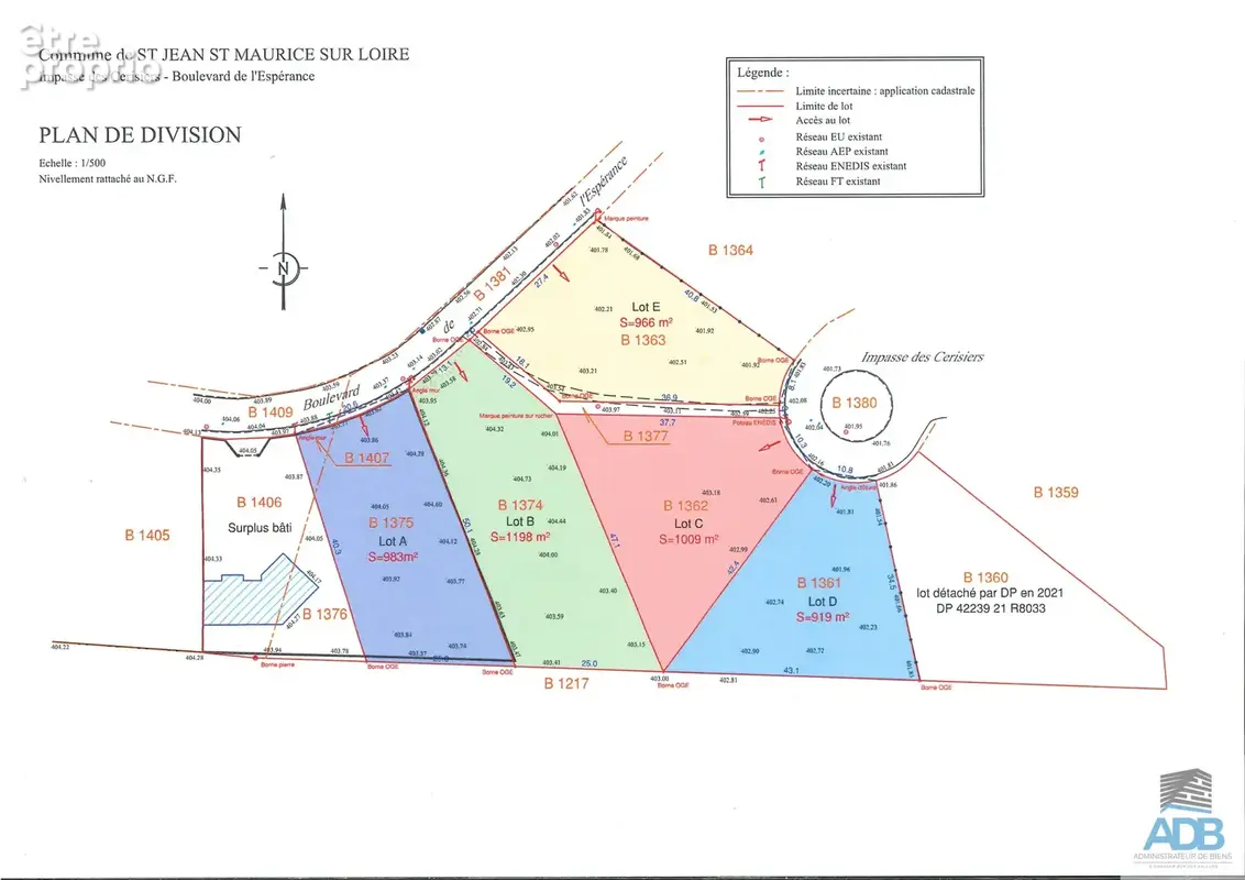 Terrain constructible Saint Jean Saint Maurice sur Loire - photo 2