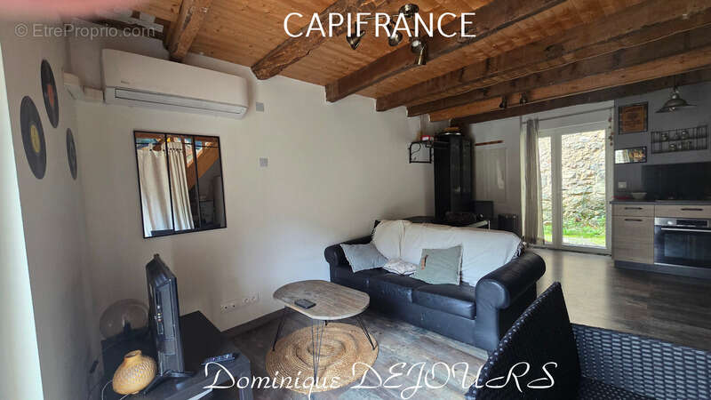 Vallée de l'Eyrieux entre rivière et Dolce Via - Petite maison immédiatement habitable - Vendue meublée - 44m² - Terrasse - photo 4