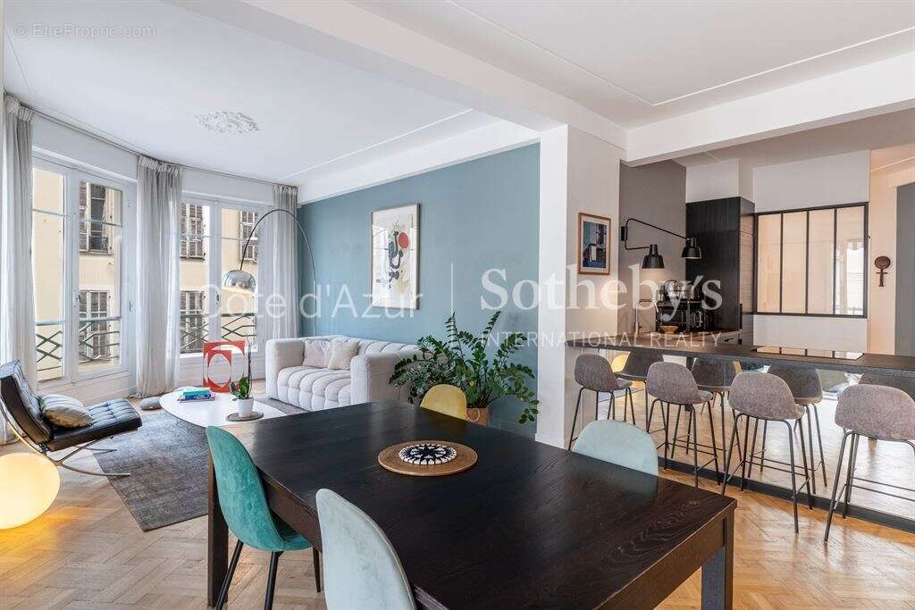 Appartement bourgeois rénové dans un immeuble d'architecte au cœur de Nice - photo 8