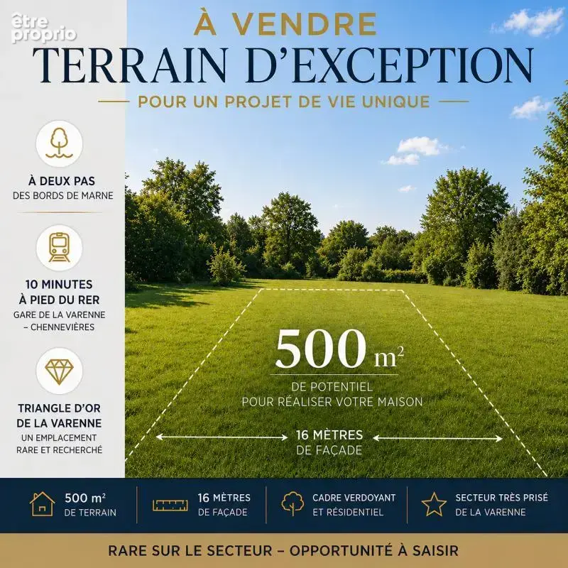 Terrain à SAINT-MAUR-DES-FOSSES
