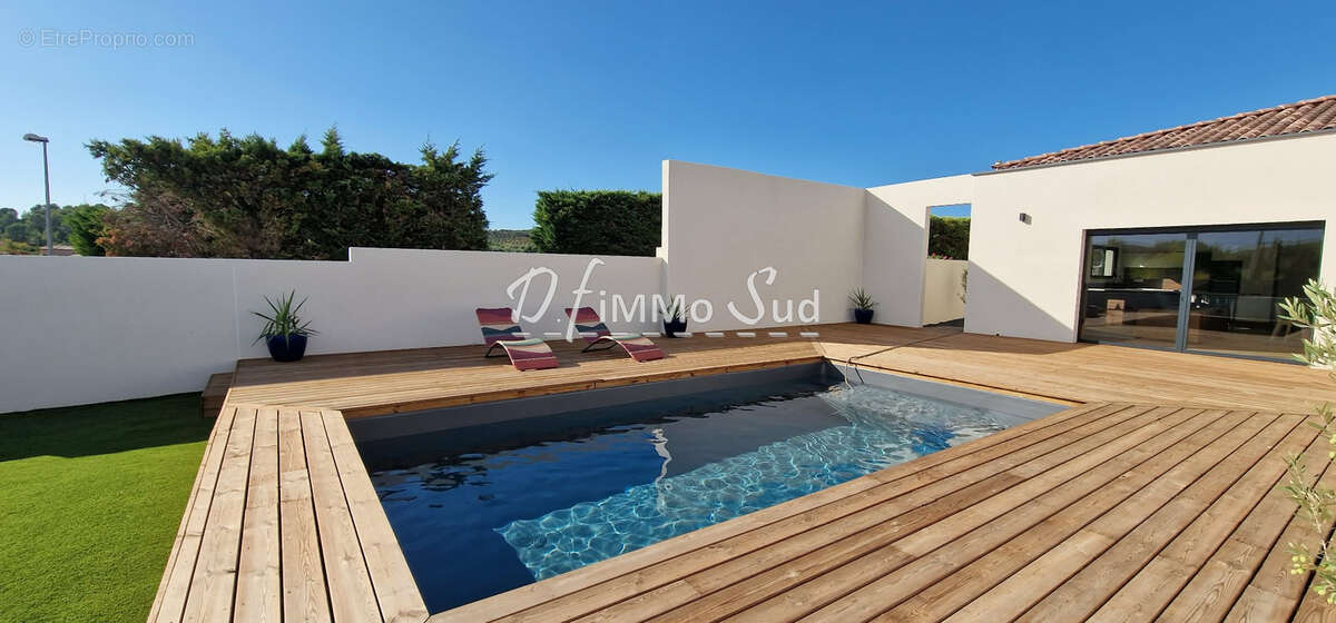 Maison plain-pied 5 pièces avec piscine, garage et vue dégagé - photo 18