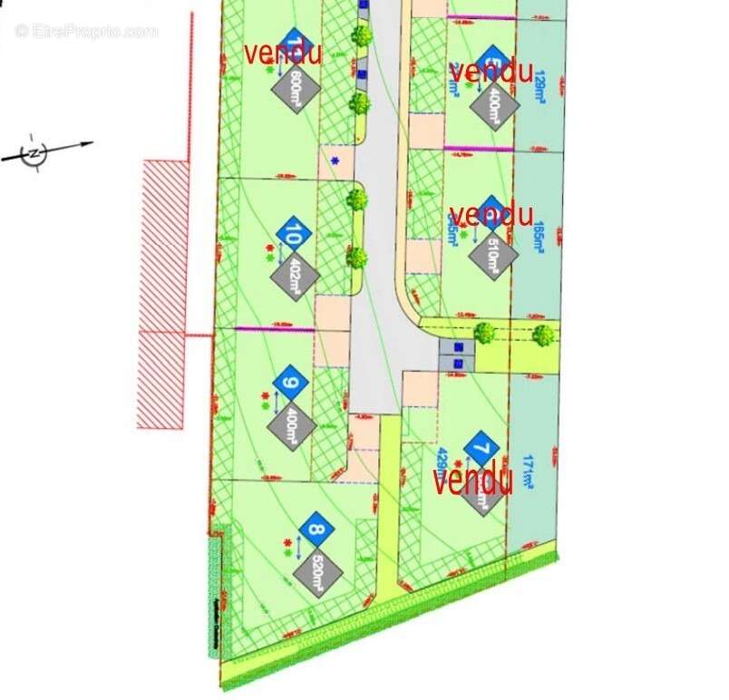 Terrain à MONTCEAUX