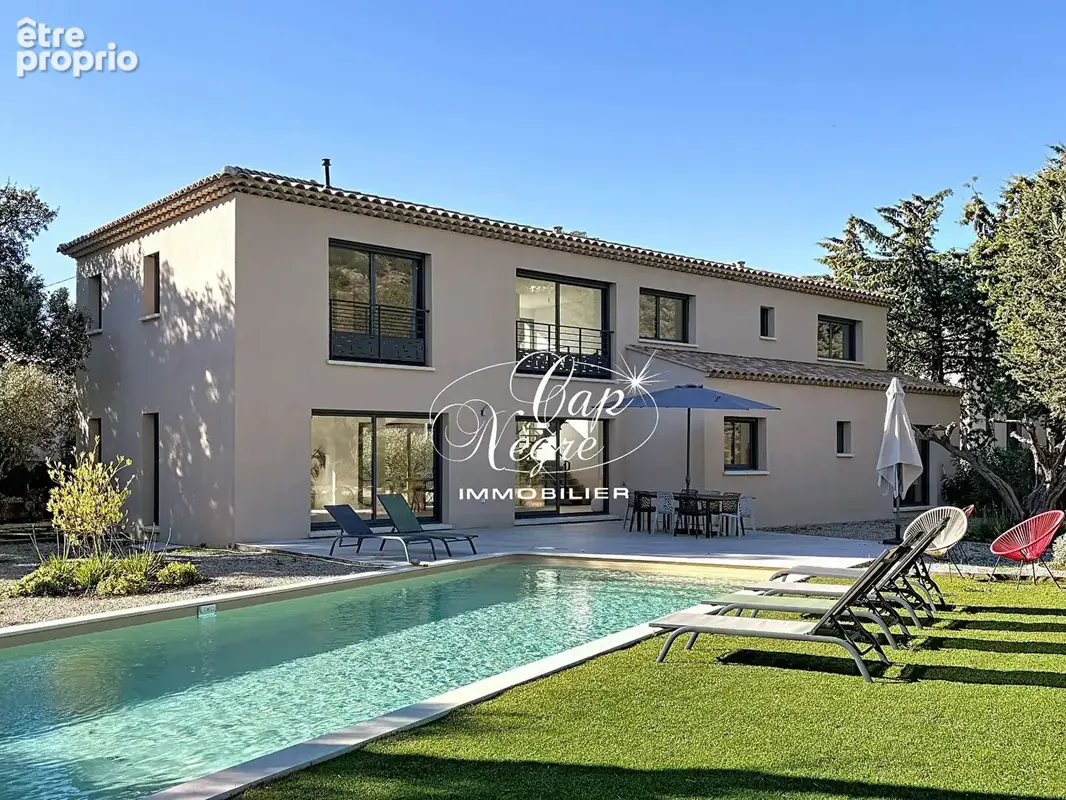 Villa neuve avec piscine et grand terrain avec collines à vendre au plan de la tour frais de notaire réduits - golfe de saint tr - photo 4