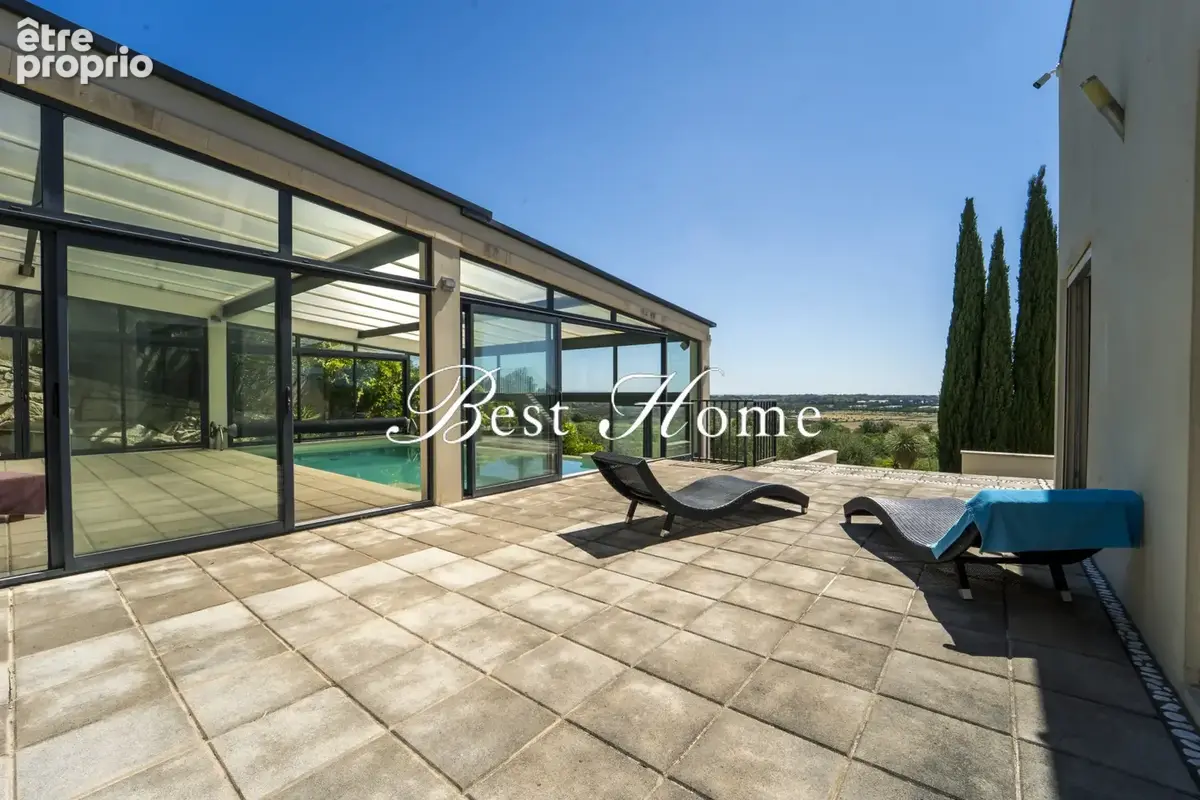 Vue exceptionnelle , Vente au coeur de la  Camargue gardoise , Villa d architecte + superbe terrain a batir - photo 21