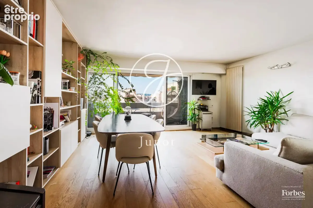 Paris 16e - PARENT DE ROSAN - Appartement  - 3 pièces - 85,04m² Carrez - 2 chambres - Dernier étage - Balcon 11,25 m² - Vue déga - photo 6