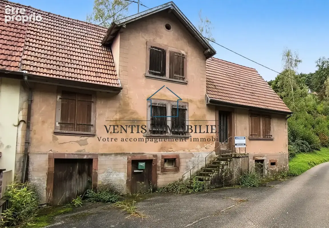 ROSTEIG   Maison des années 1930 en grès sur 4,85 ares, pour projet de rénovation complète - photo 1