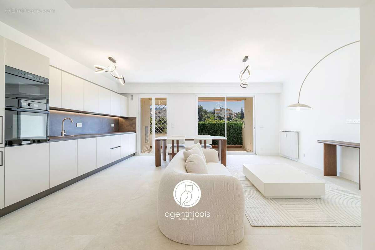 Nice cimiez // avenue georges v : appartement traversant / rénové / meublé / terrasses - photo 5