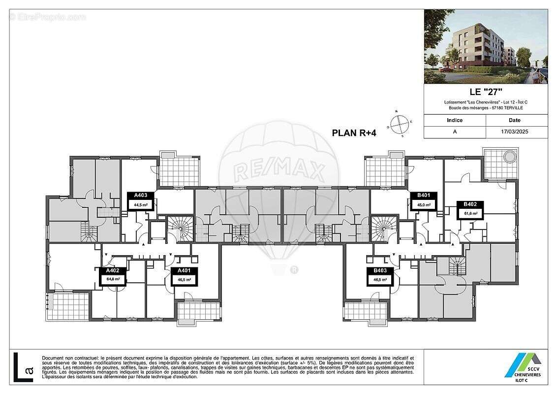 Appartement à TERVILLE