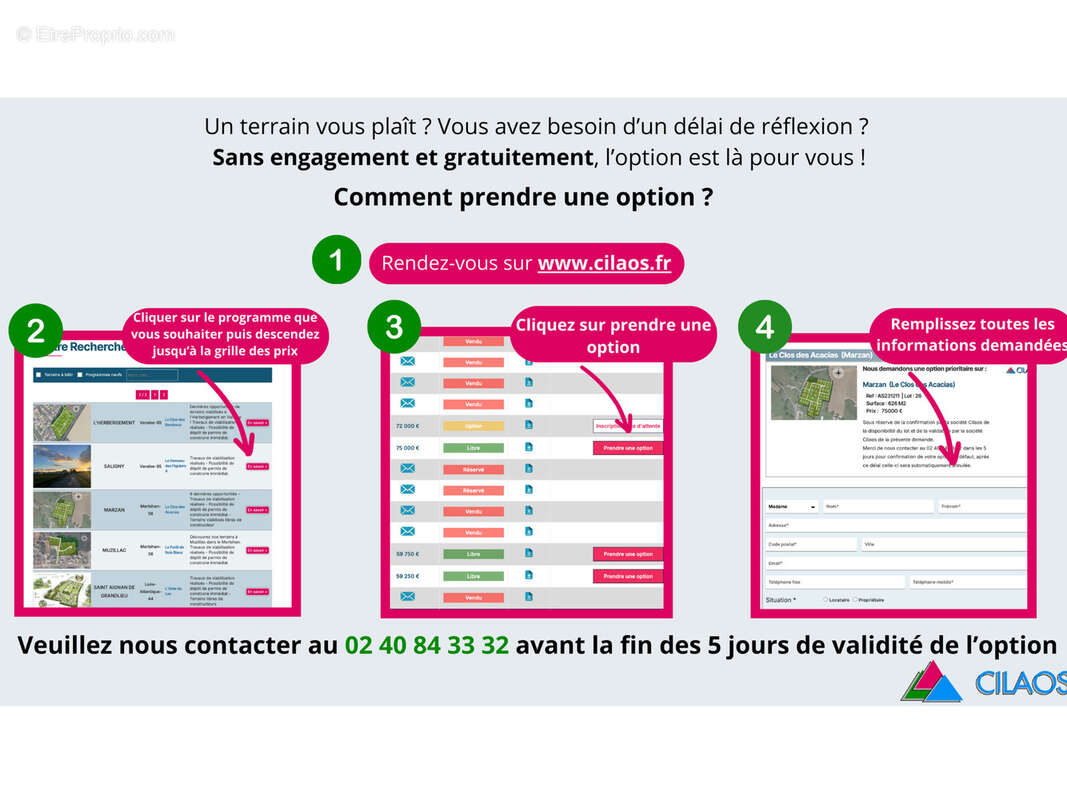 Terrain à LA CHAPELLE-SAINT-FLORENT