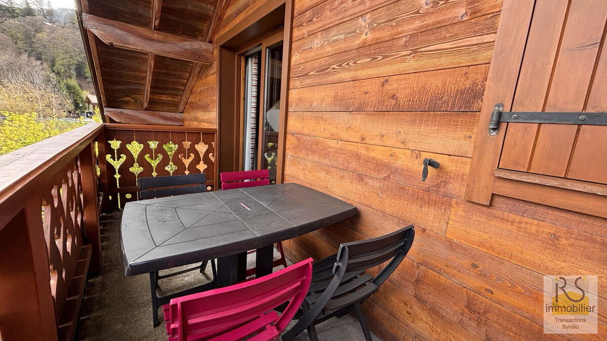 Balcon vue montagnes - Appartement à ARACHES-LA-FRASSE