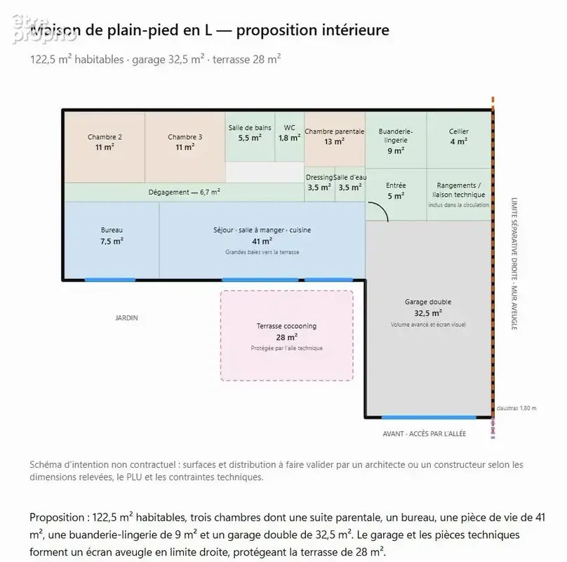 Terrain plat viabilisé - Cadre verdoyant - photo 3