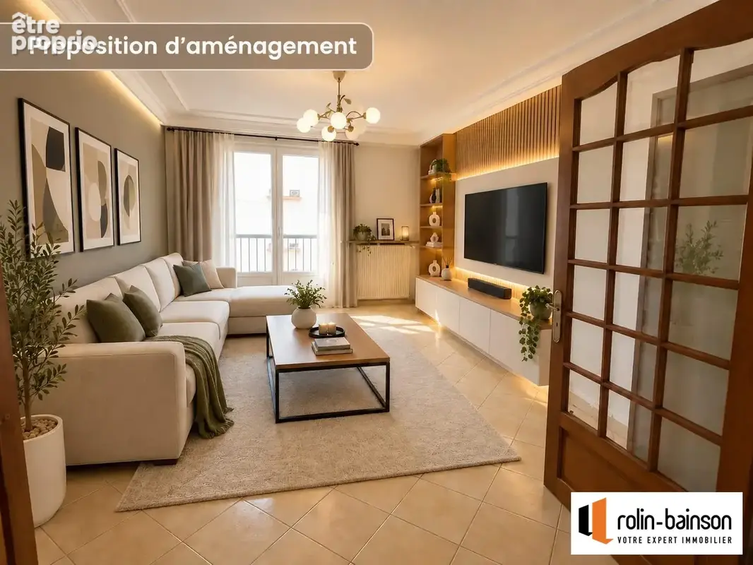 Appartement 3 pièces 54 m² à vendre à Villeurbanne (69100) - photo 2