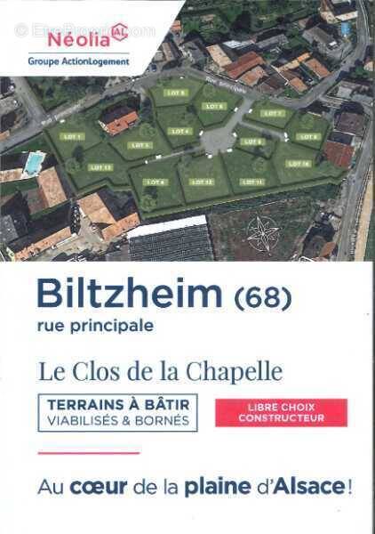 Terrain à BILTZHEIM