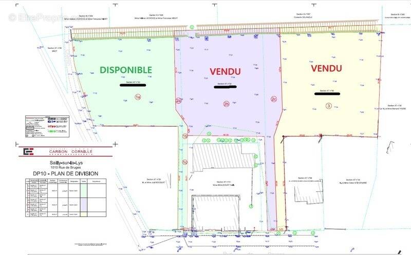 Terrain à SAILLY-SUR-LA-LYS