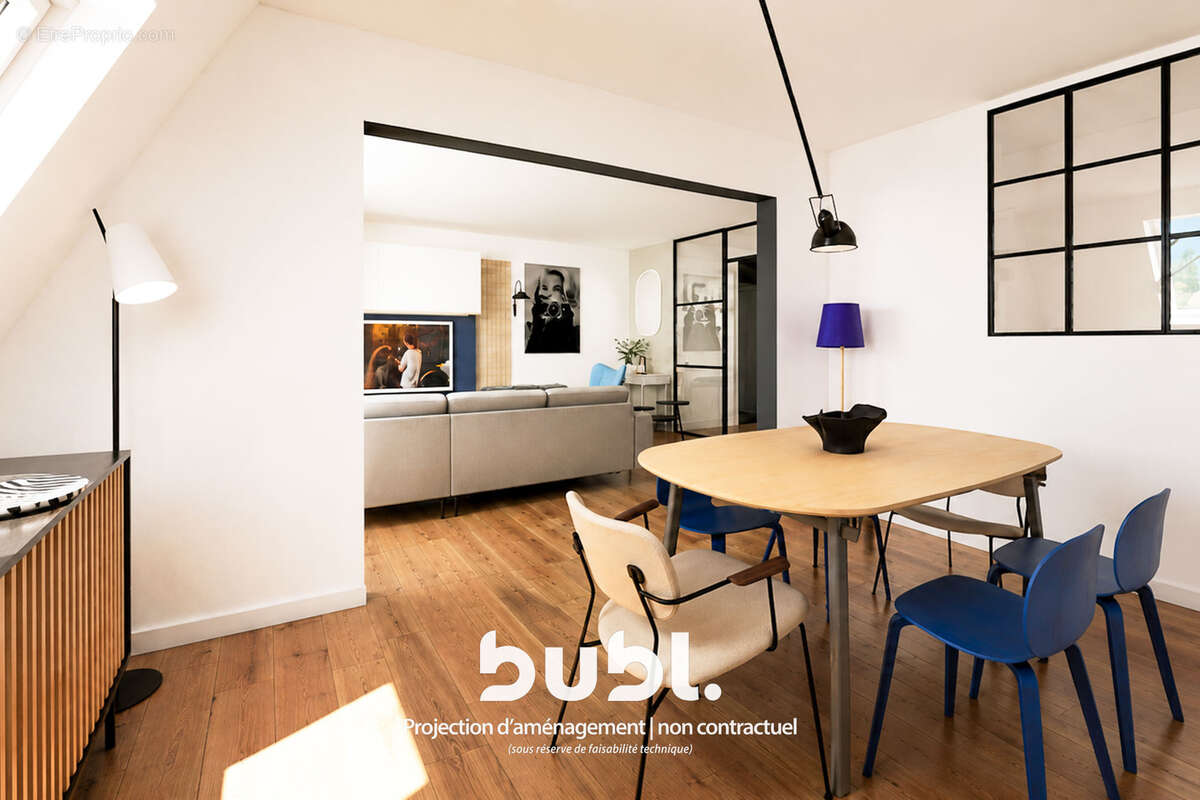Rueil-Malmaison hypercentre.  5 pièces, Dernier étage avec projet de rénovation clé en main - photo 3