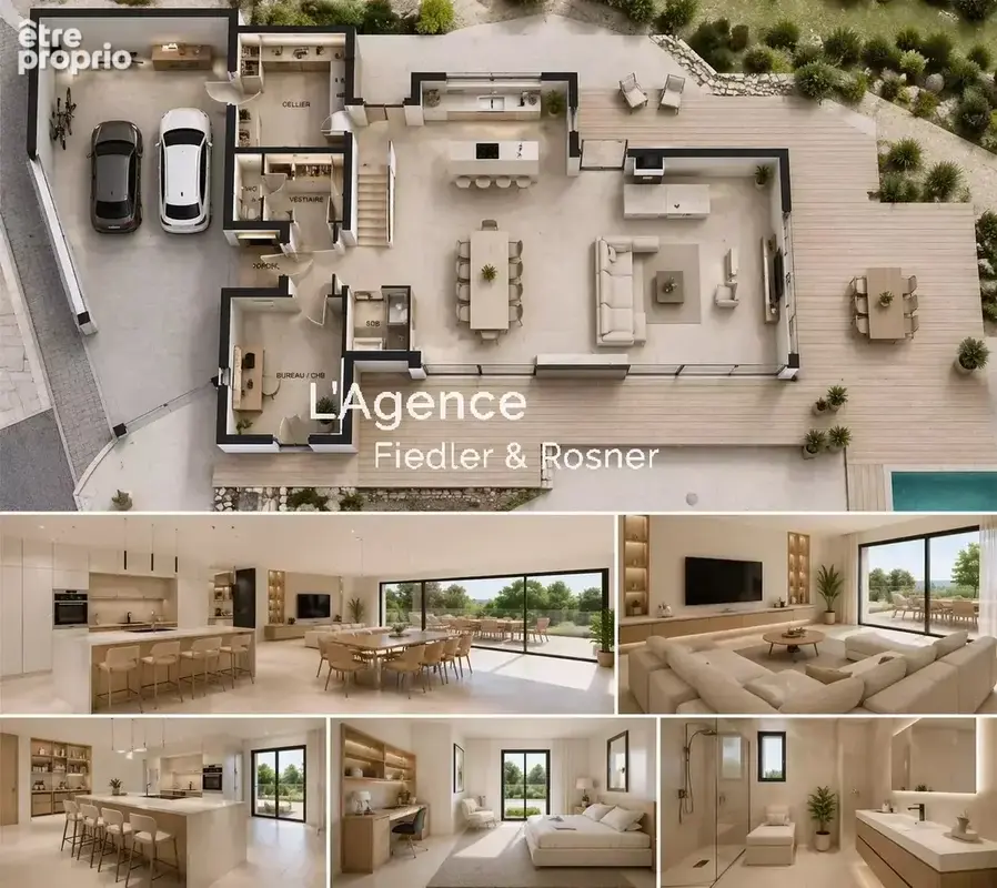 Ref 737 : terrain avec permis de construire – grimaud - photo 4