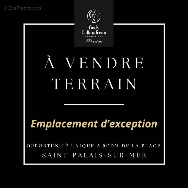 Terrain à SAINT-PALAIS-SUR-MER