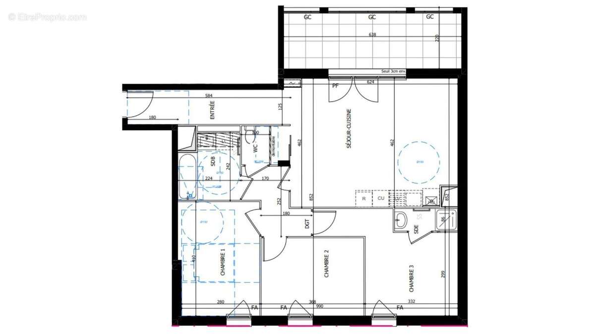 Appartement 82 m² à Valence  - photo 4