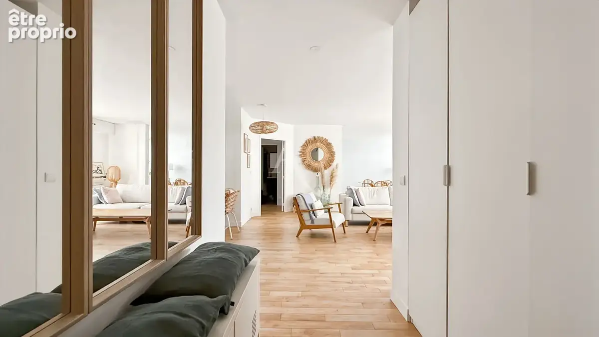 Puteaux - quartier volta - appartement familial rénové de 93 m² avec balcon et parking - photo 4