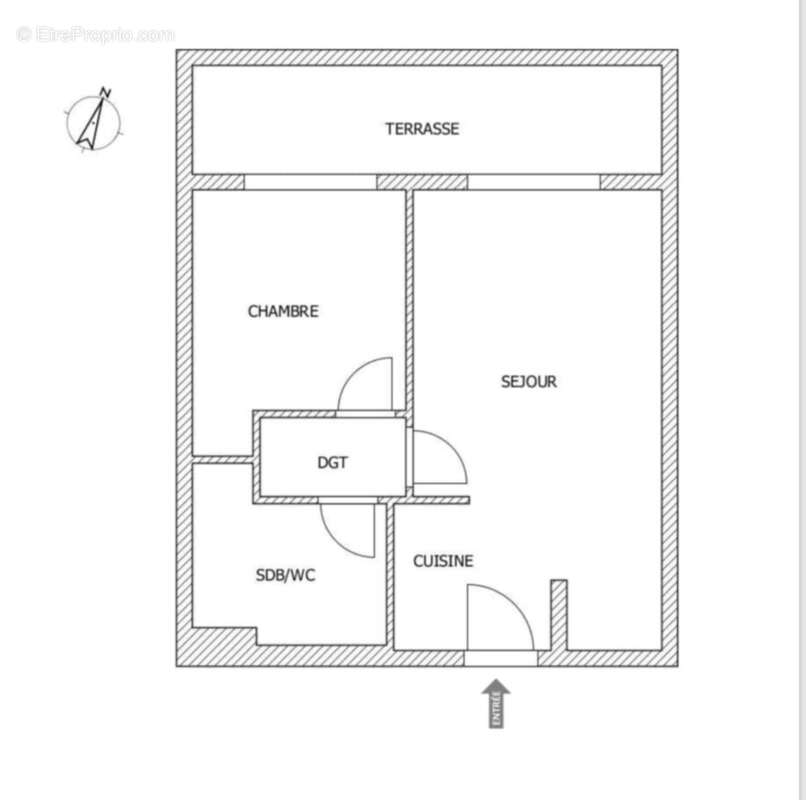 A vendre sur Antibes 2 pièces avec terrasse et parking privatif - photo 11