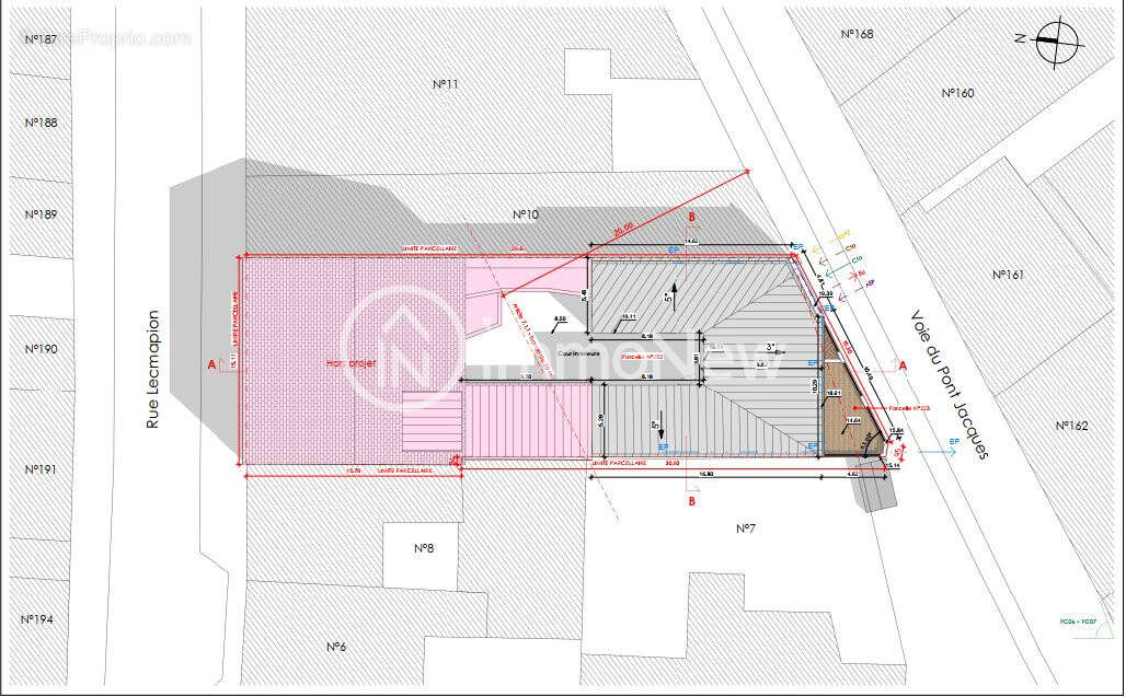 Appartement en vefa dans residence de standing, terrasse - 2 chambres - granville centre- - photo 5