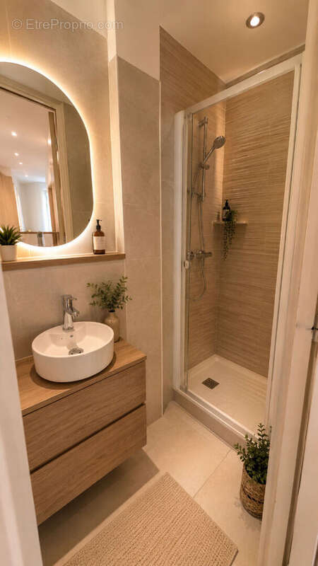 Cannes Bas Montfleury proche Résidence le Gallia - Appartement Cannes 2 pièces 45.46 m2 avec double cave et balcon - photo 14