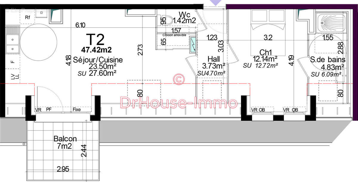 Appartement à SAILLY-SUR-LA-LYS