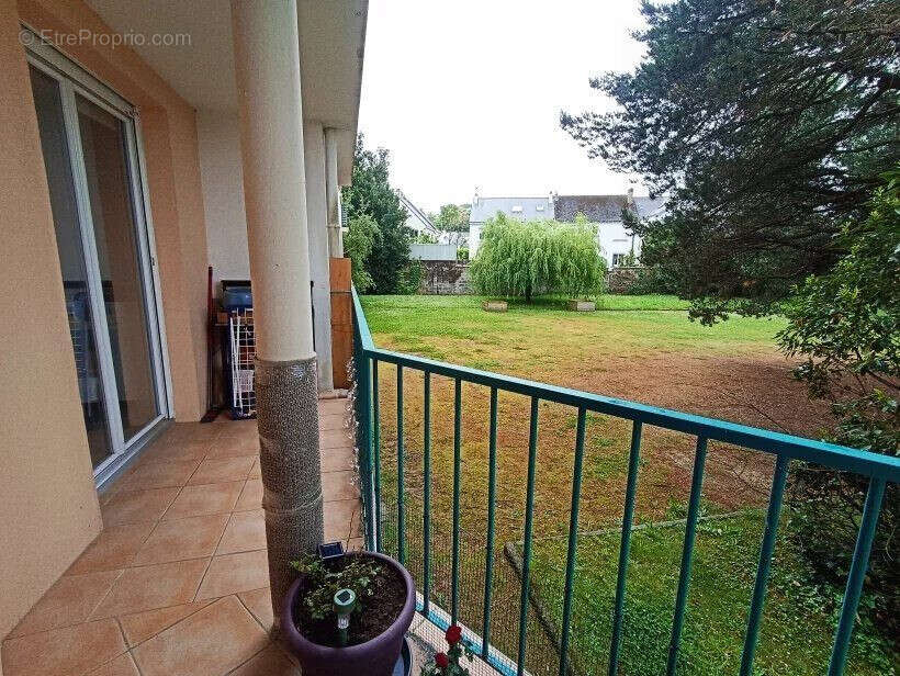                Balcon, vue parc - Appartement à SAINT-NAZAIRE
