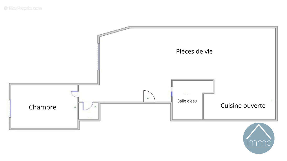 Appartement 2 pièces 38.51m² - Cave - Dernier étage - photo 7