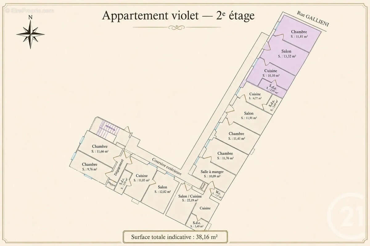 Appartement à BEAULIEU-SUR-MER