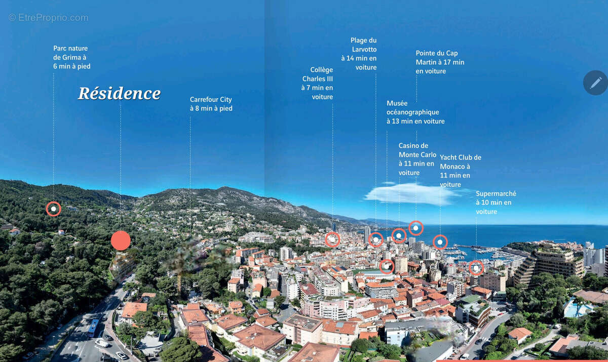 Appartement à BEAUSOLEIL