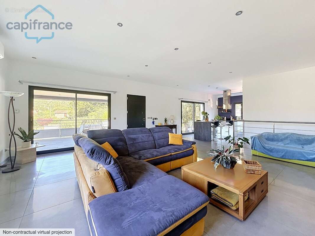 BRANOUX LES TAILLADES (30)À vendre : Maison T4  de 125 m² sur terrain de 1029 m² avec vue imprenable - photo 3