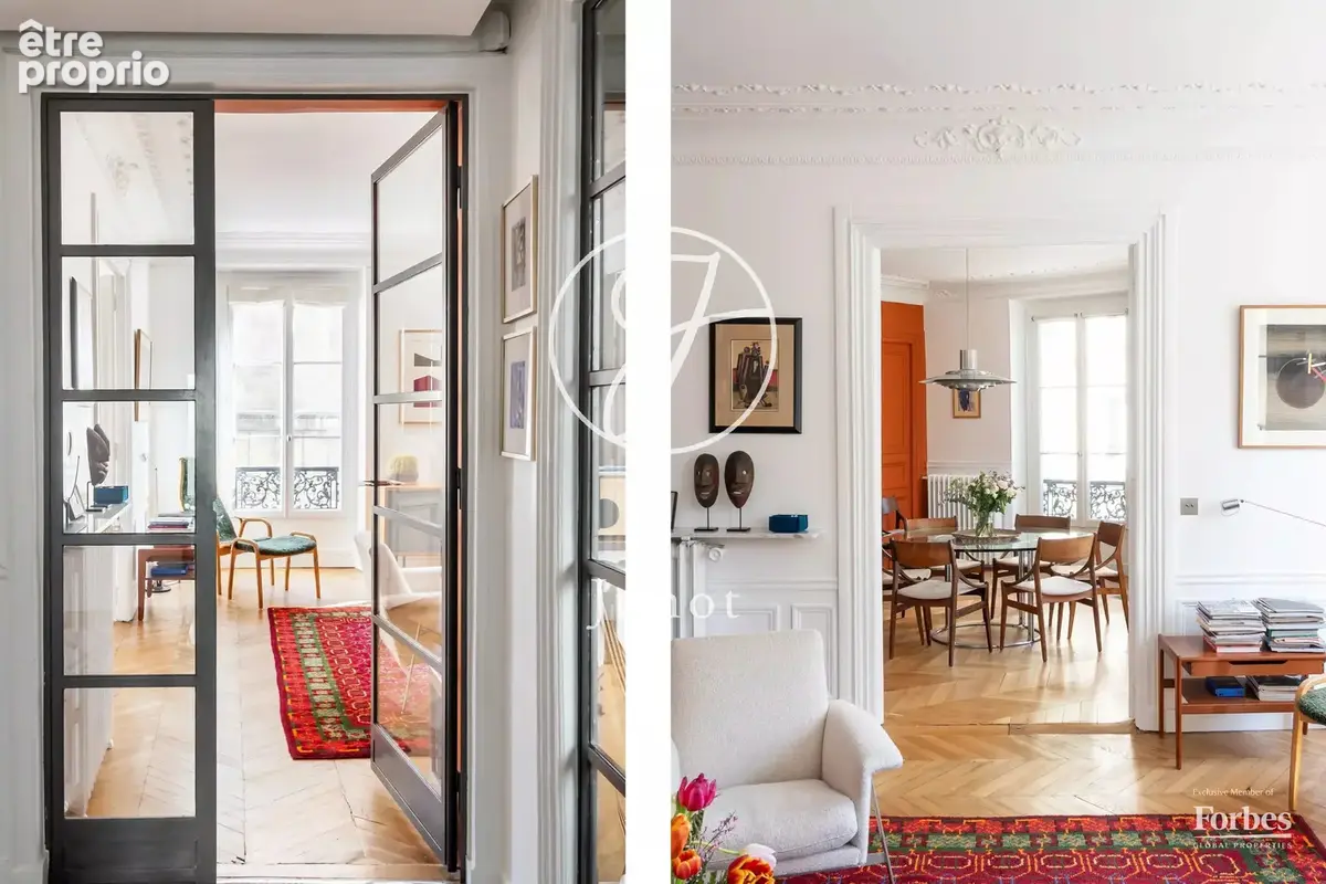 Paris 10e - SAINT-VINCENT DE PAUL - Appartement à vendre - 5 pièces - 114,04m² Carrez - 116,07m² au sol - 2 chambres - Vue dégag - photo 4