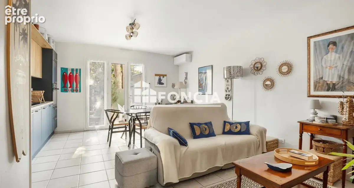 Valras-Plage : maison T3 avec dressing, climatisation réversible et belle pièce de vie de 26 m - photo 2
