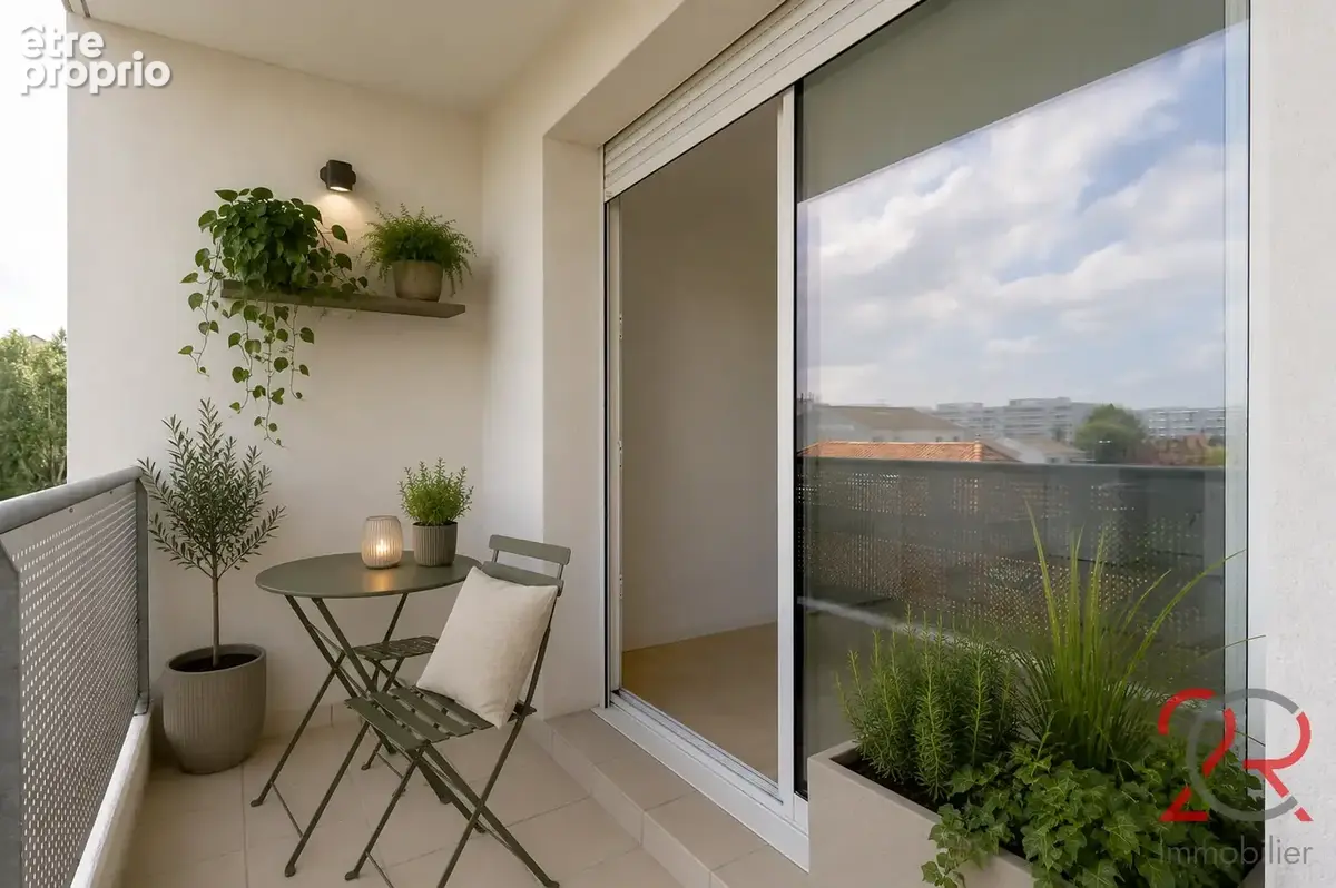 Appartement T2 lumineux avec balcon et parking - photo 3