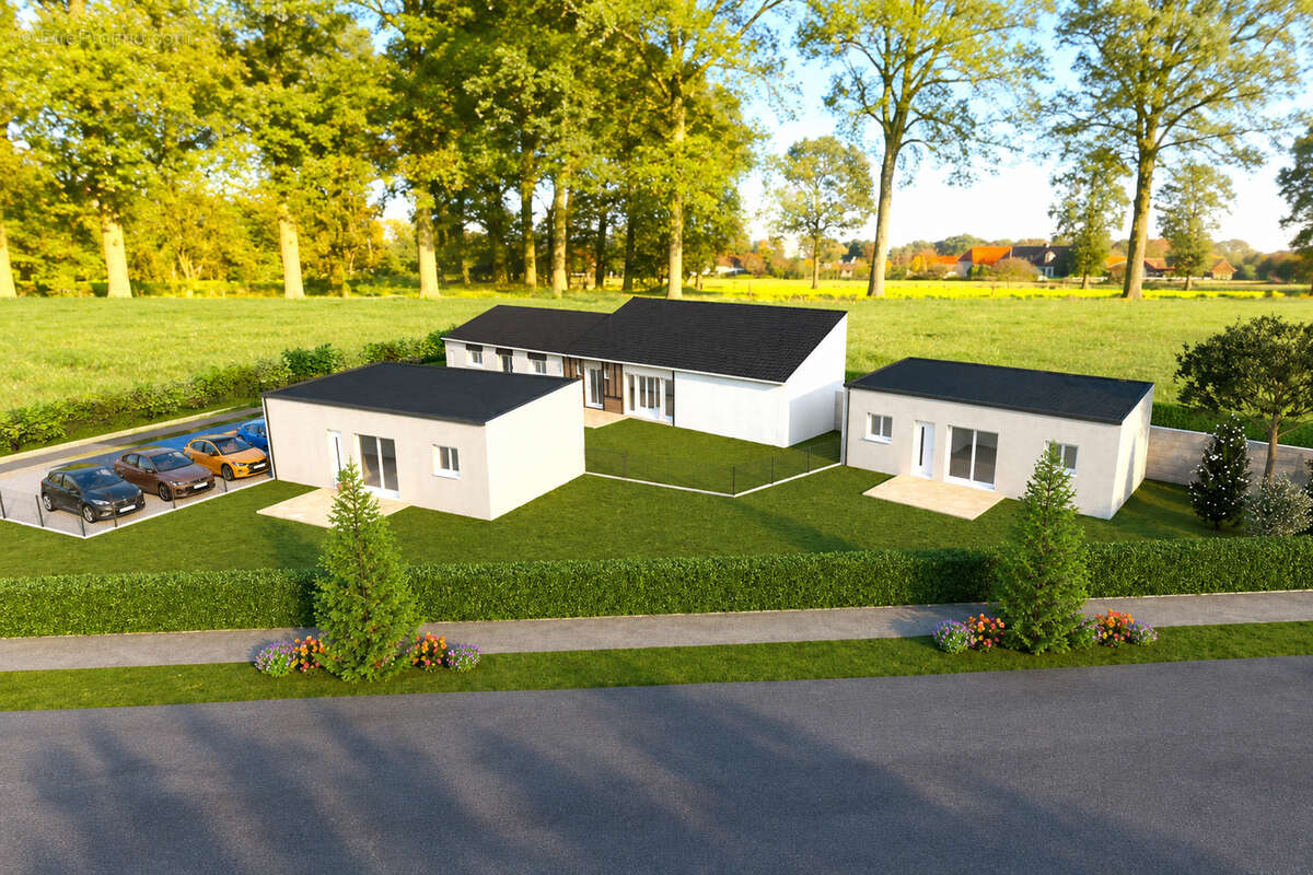SAINT SYLVAIN - Terrain constructible de 650 m² possibilité de construire une ou deux maisons - photo 5