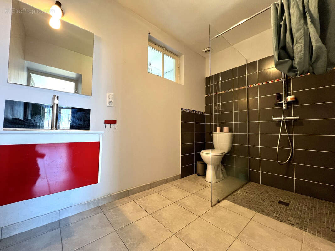 salle d'eau studio - Maison à GAGEAC-ET-ROUILLAC