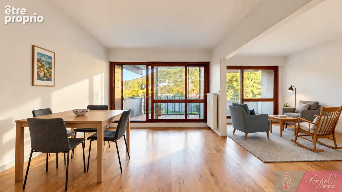 BESANÇON   Appartement de 95 m2 proche centre ville avec deux terrasses et superbe vue dégagée - photo 5