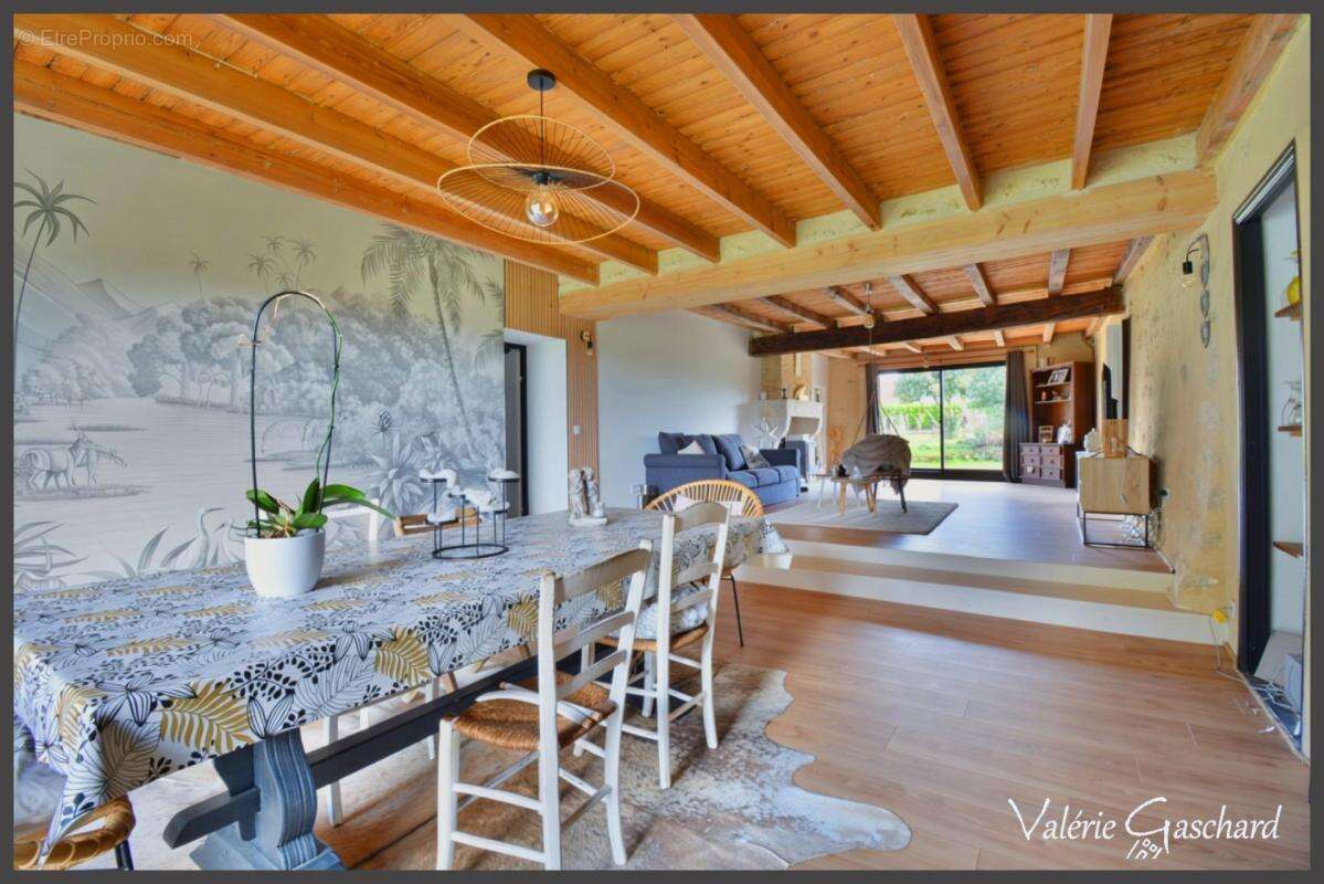 Montcaret – Belle maison en pierre de 250 m² en pleine campagne – Idéale projet familial ou activité touristique ou de bien être - photo 4