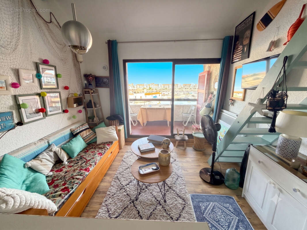 Coup de Cœur à Cap Coudalère : Duplex T2 + Mezzanine avec Double Vue Imprenable sur le coucher de soleil ! - photo 9