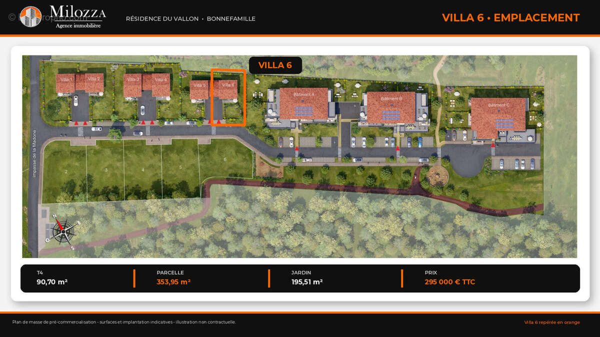 Bonnefamille - Maison neuve T4 de 90,70 m² - parcelle 353,95 m² - photo 2