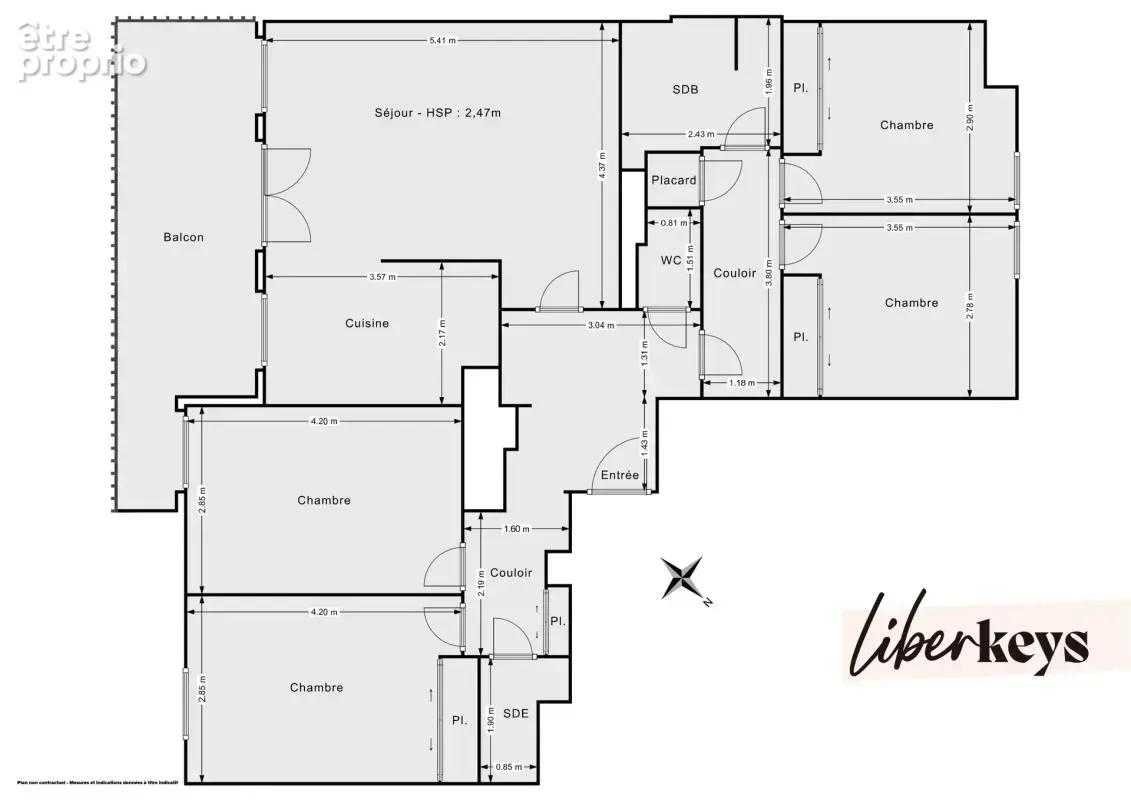Appartement T5 de 100m² DPE "B" coeur du centre ville de Bondy 93140 - photo 14