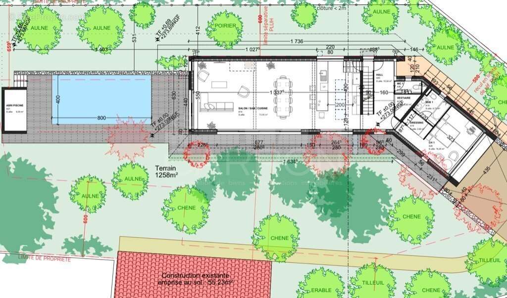 Terrain à SAINT-CYR-AU-MONT-D&#039;OR