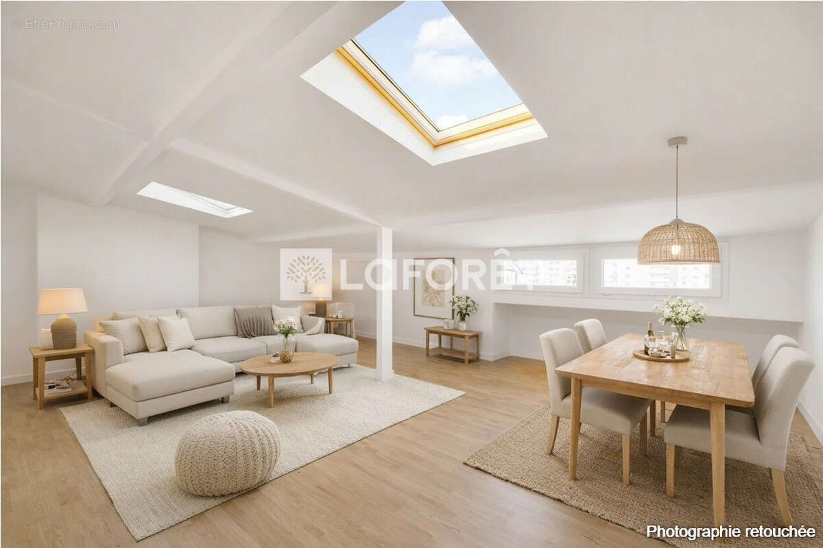 Appartement T5 atypique de 123m2 . Lumineux et calme au dernier étage d'une jolie copropriété. - photo 4